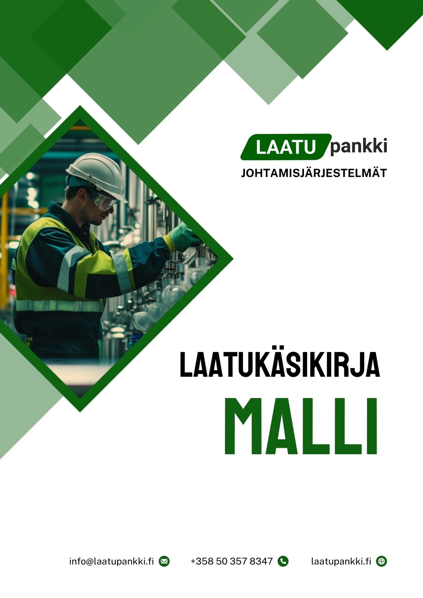 Omslag till kvalitetshandbok